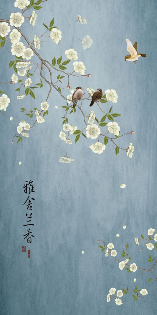 1286 - TRANH VẢI DÁN TƯỜNG PHÒNG KHÁCH - TRANH VẢI INDOCHINE - TRANH TRANG TRÍ | MÃ JM-4209