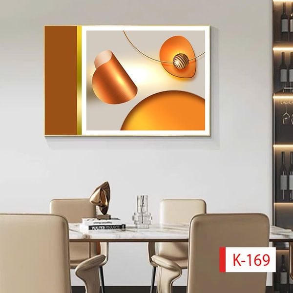 1079 - TRANH TREO PHÒNG ĂN, CAFE, NHÀ HÀNG - TRANH TRANG TRÍ - KIỂU TRANH LIỀN KHỔ | MÃ K-169