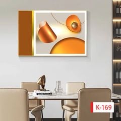 1079 - TRANH TREO PHÒNG ĂN, CAFE, NHÀ HÀNG - TRANH TRANG TRÍ - KIỂU TRANH LIỀN KHỔ | MÃ K-169
