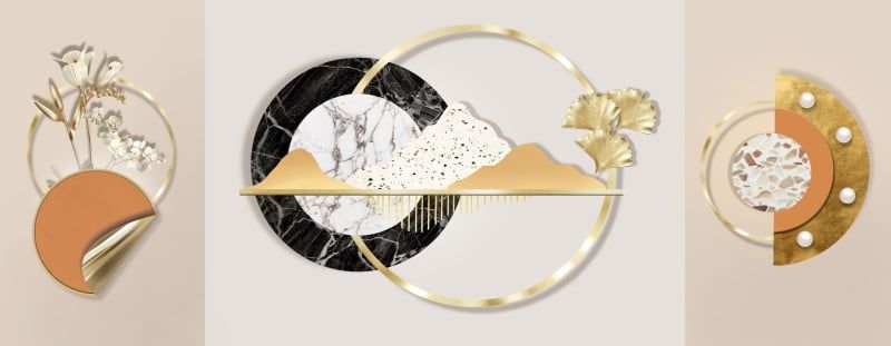 TRANH TREO PHÒNG KHÁCH SOFA - TRANH TRANG TRÍ - TRANH TREO TƯỜNG HIỆN ĐẠI TRỪU TƯỢNG - KIỂU TRANH GHÉP BỘ 3 BỨC | MÃ KT-113