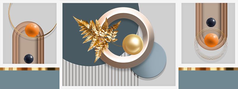 1251 - TRANH TREO PHÒNG KHÁCH SOFA - TRANH TRANG TRÍ - TRANH TREO TƯỜNG HIỆN ĐẠI  - KIỂU TRANH GHÉP BỘ 3 BỨC | MÃ SLH-6003