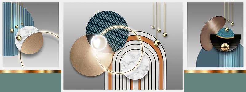 1257 - TRANH TREO PHÒNG KHÁCH SOFA - TRANH TRANG TRÍ - TRANH TREO TƯỜNG HIỆN ĐẠI  - KIỂU TRANH GHÉP BỘ 3 BỨC | MÃ SLH-6097