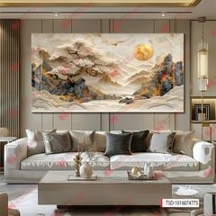 TRANH TREO PHÒNG KHÁCH - TRANH TRANG TRÍ - TRANH TREO TƯỜNG PHONG CẢNH THIÊN NHIÊN - KIỂU TRANH NGANG | MÃ T3D-1016074775