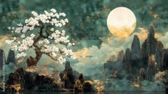 TRANH VẢI DÁN TƯỜNG PHÒNG KHÁCH - TRANH VẢI HOA 3D - TRANH TRANG TRÍ | MÃ T3D-1030636093