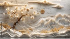 TRANH TREO PHÒNG KHÁCH - TRANH TRANG TRÍ - TRANH TREO TƯỜNG PHONG CẢNH THIÊN NHIÊN - KIỂU TRANH NGANG | MÃ T3D-1049602138