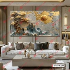 TRANH TREO PHÒNG KHÁCH - TRANH TRANG TRÍ - TRANH TREO TƯỜNG PHONG CẢNH THIÊN NHIÊN - KIỂU TRANH NGANG | MÃ T3D-1049602200