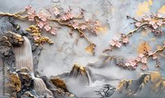 TRANH TREO PHÒNG KHÁCH - TRANH TRANG TRÍ - TRANH TREO TƯỜNG PHONG CẢNH THIÊN NHIÊN - KIỂU TRANH NGANG | MÃ T3D-1050957904