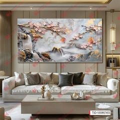 TRANH TREO PHÒNG KHÁCH - TRANH TRANG TRÍ - TRANH TREO TƯỜNG PHONG CẢNH THIÊN NHIÊN - KIỂU TRANH NGANG | MÃ T3D-1050957453
