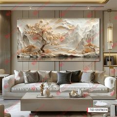 TRANH TREO PHÒNG KHÁCH - TRANH TRANG TRÍ - TRANH TREO TƯỜNG PHONG CẢNH THIÊN NHIÊN - KIỂU TRANH NGANG | MÃ T3D-1059796514