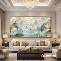 TRANH TREO PHÒNG KHÁCH - TRANH TRANG TRÍ - TRANH TREO TƯỜNG PHONG CẢNH THIÊN NHIÊN NÚI RỪNG - KIỂU TRANH NGANG | MÃ: T3D-1085434402
