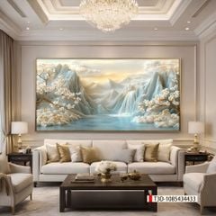 TRANH TREO PHÒNG KHÁCH - TRANH TRANG TRÍ - TRANH TREO TƯỜNG PHONG CẢNH THIÊN NHIÊN NÚI RỪNG - KIỂU TRANH NGANG | MÃ: T3D-1085434433