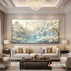 TRANH TREO PHÒNG KHÁCH - TRANH TRANG TRÍ - TRANH TREO TƯỜNG PHONG CẢNH THIÊN NHIÊN NÚI RỪNG - KIỂU TRANH NGANG | MÃ: T3D-1085434500