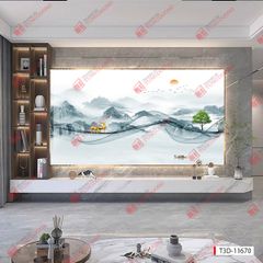 TẤM ỐP TƯỜNG PVC - VÁCH TRANG TRÍ - TẤM ỐP TRANG TRÍ PHÒNG KHÁCH, VÁCH TIVI - TẤM ỐP VÂN ĐÁ TRỪU TƯỢNG | MÃ T3D-11670