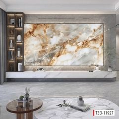 1116 - TẤM ỐP TƯỜNG PVC - VÁCH TRANG TRÍ - TẤM ỐP TRANG TRÍ PHÒNG KHÁCH, VÁCH TIVI - TẤM ỐP VÂN ĐÁ CẨM THẠCH | MÃ T3D-11927