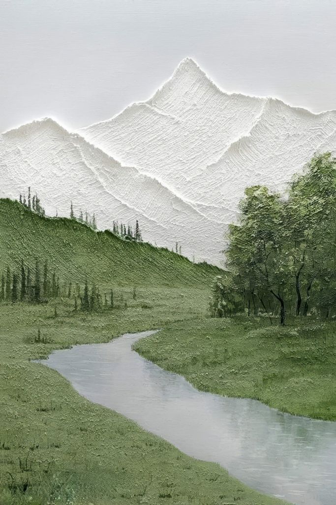 1193 - TRANH TREO HÀNH LANG LỐI ĐI - TRANH TRANG TRÍ - TRANH TREO HIỆN ĐẠI TRỪU TƯỢNG - KIỂU TRANH DỌC | MÃ T3D-12955