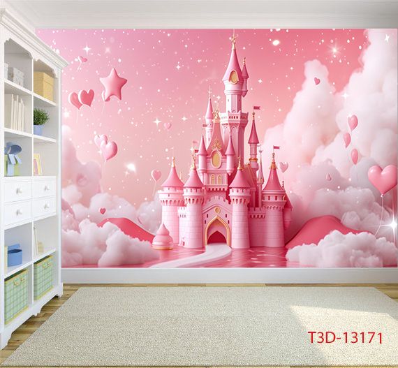 1029 - TRANH DÁN TƯỜNG PHÒNG NGỦ TRẺ EM - TRANH TRANG TRÍ - TRANH DÁN TƯỜNG 3D - KIỂU TRANH LIỀN KHỔ| MÃ T3D-13171