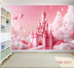 1029 - TRANH DÁN TƯỜNG PHÒNG NGỦ TRẺ EM - TRANH TRANG TRÍ - TRANH DÁN TƯỜNG 3D - KIỂU TRANH LIỀN KHỔ| MÃ T3D-13171