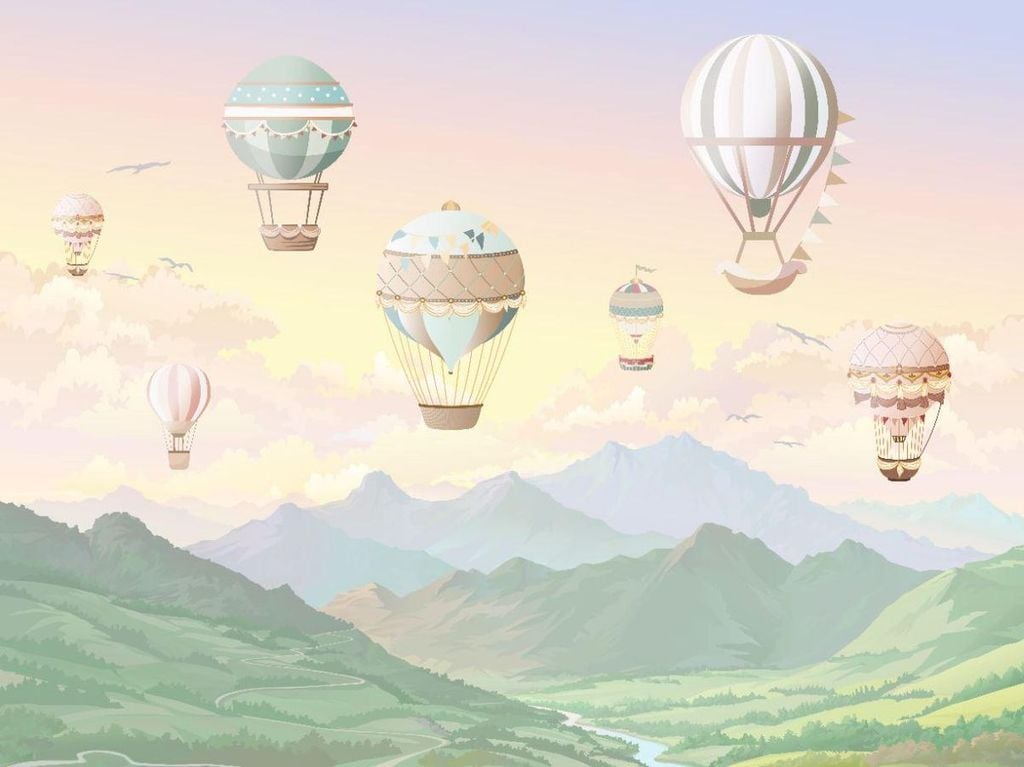 TRANH DÁN TƯỜNG PHÒNG NGỦ TRẺ EM - TRANH TRANG TRÍ - TRANH DÁN TƯỜNG 3D - KIỂU TRANH LIỀN KHỔ| MÃ T3D-13183