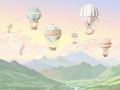 TRANH DÁN TƯỜNG PHÒNG NGỦ TRẺ EM - TRANH TRANG TRÍ - TRANH DÁN TƯỜNG 3D - KIỂU TRANH LIỀN KHỔ| MÃ T3D-13183