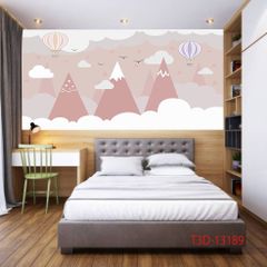 1036 - TRANH DÁN TƯỜNG PHÒNG NGỦ TRẺ EM - TRANH TRANG TRÍ - TRANH DÁN TƯỜNG 3D - KIỂU TRANH LIỀN KHỔ| MÃ T3D-13189