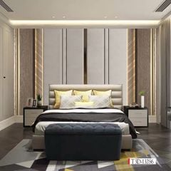 1210 - TRANH DÁN TƯỜNG PHÒNG NGỦ - TRANH TRANG TRÍ - TRANH DÁN TƯỜNG HIỆN ĐẠI - KIỂU TRANH LIỀN KHỔ| MÃ T3D-13286