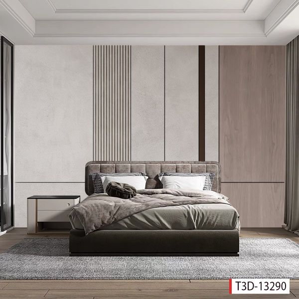1080 - TRANH DÁN TƯỜNG PHÒNG NGỦ - TRANH TRANG TRÍ - TRANH DÁN TƯỜNG HIỆN ĐẠI - KIỂU TRANH LIỀN KHỔ| MÃ T3D-13290