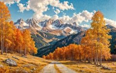 TRANH TREO PHÒNG KHÁCH - TRANH TRANG TRÍ - TRANH TREO TƯỜNG PHONG CẢNH THIÊN NHIÊN - KIỂU TRANH NGANG | MÃ T3D-13343