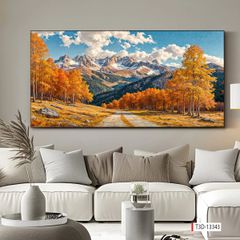 TRANH TREO PHÒNG KHÁCH - TRANH TRANG TRÍ - TRANH TREO TƯỜNG PHONG CẢNH THIÊN NHIÊN - KIỂU TRANH NGANG | MÃ T3D-13343