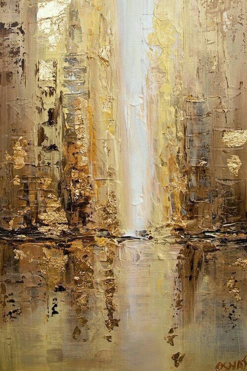 TRANH TREO HÀNH LANG LỐI ĐI - TRANH TRANG TRÍ - TRANH TREO HIỆN ĐẠI TRỪU TƯỢNG - KIỂU TRANH DỌC | MÃ T3D-13446