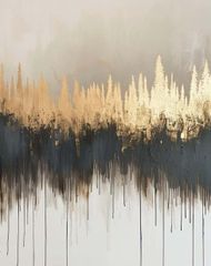 TRANH TREO HÀNH LANG LỐI ĐI - TRANH TRANG TRÍ - TRANH TREO HIỆN ĐẠI TRỪU TƯỢNG - KIỂU TRANH DỌC | MÃ T3D-13447