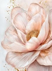 1162 - TRANH TREO HÀNH LANG LỐI ĐI - TRANH TRANG TRÍ - TRANH TREO HOA, BÌNH HOA - KIỂU TRANH DỌC | MÃ T3D-13459