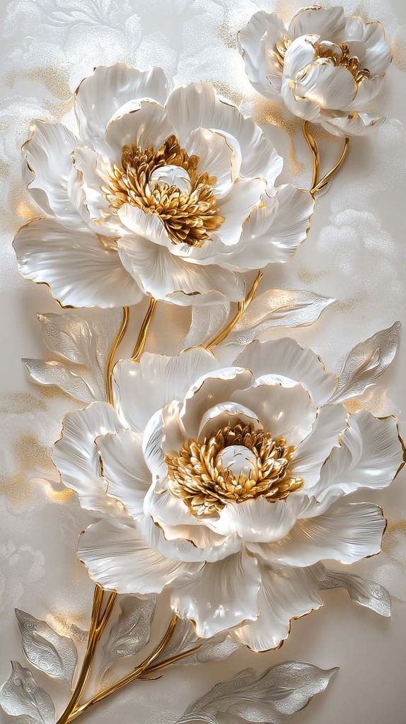 1169 - TRANH TREO HÀNH LANG LỐI ĐI - TRANH TRANG TRÍ - TRANH TREO HOA, BÌNH HOA - KIỂU TRANH DỌC | MÃ T3D-13466