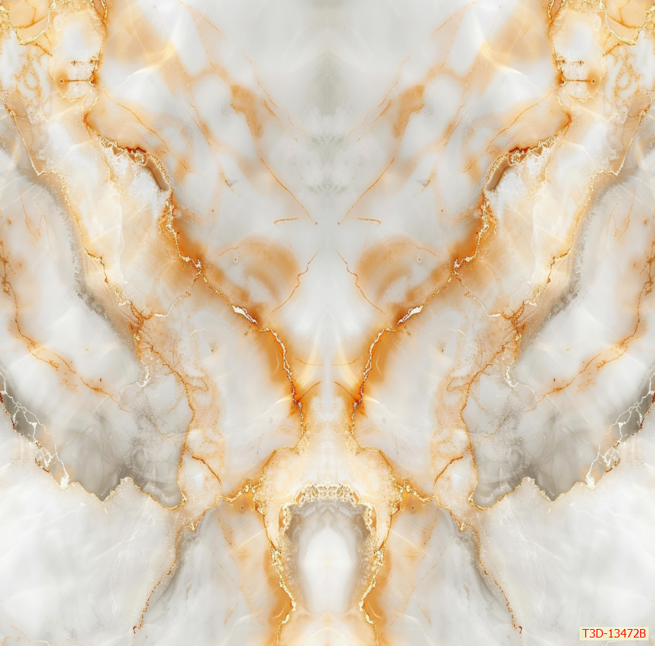 1225 - TẤM ỐP TƯỜNG PVC - VÁCH TRANG TRÍ - TẤM ỐP TRANG TRÍ PHÒNG KHÁCH, VÁCH TIVI - TẤM ỐP VÂN ĐÁ ĐỐI XỨNG | MÃ T3D-13472B