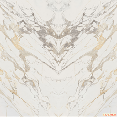 1229 - TẤM ỐP TƯỜNG PVC - VÁCH TRANG TRÍ - TẤM ỐP TRANG TRÍ PHÒNG KHÁCH, VÁCH TIVI - TẤM ỐP VÂN ĐÁ ĐỐI XỨNG | MÃ T3D-13481B