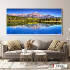 1185 - TRANH TREO PHÒNG KHÁCH - TRANH TRANG TRÍ - TRANH TREO TƯỜNG PHONG CẢNH THIÊN NHIÊN - KIỂU TRANH NGANG | MÃ T3D-13491