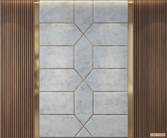 1217 - TRANH DÁN TƯỜNG PHÒNG NGỦ - TRANH TRANG TRÍ - TRANH DÁN TƯỜNG HIỆN ĐẠI - KIỂU TRANH LIỀN KHỔ| MÃ T3D-13510