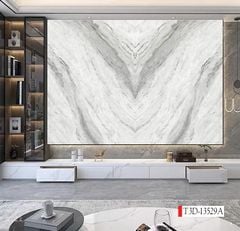 1275 - TẤM ỐP TƯỜNG PVC - VÁCH TRANG TRÍ - TẤM ỐP TRANG TRÍ PHÒNG KHÁCH, VÁCH TIVI - TẤM ỐP VÂN ĐÁ ĐỐI XỨNG | MÃ T3D-13529A