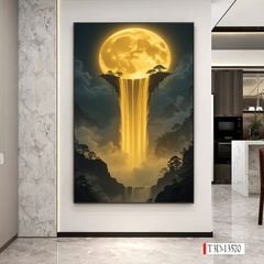 1240 - TRANH TREO HÀNH LANG LỐI ĐI - TRANH TRANG TRÍ - TRANH TREO PHONG CẢNH - KIỂU TRANH DỌC | MÃ T3D-13570