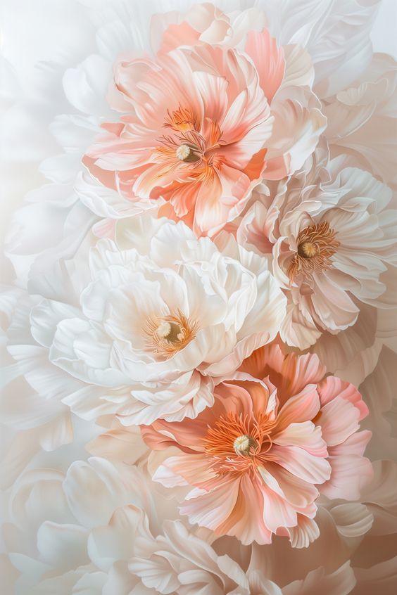 1262 - TRANH TREO HÀNH LANG LỐI ĐI - TRANH TRANG TRÍ - TRANH TREO HOA, BÌNH HOA - KIỂU TRANH DỌC | MÃ T3D-13621