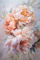 1263 - TRANH TREO HÀNH LANG LỐI ĐI - TRANH TRANG TRÍ - TRANH TREO HOA, BÌNH HOA - KIỂU TRANH DỌC | MÃ T3D-13622