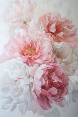 1270 - TRANH TREO HÀNH LANG LỐI ĐI - TRANH TRANG TRÍ - TRANH TREO HOA, BÌNH HOA - KIỂU TRANH DỌC | MÃ T3D-13629