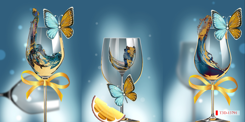 TRANH TREO PHÒNG ĂN, CAFE, NHÀ HÀNG - TRANH TRANG TRÍ - KIỂU TRANH LIỀN KHỔ | MÃ T3D-13791