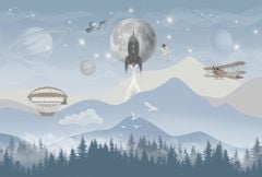 TRANH DÁN TƯỜNG PHÒNG NGỦ TRẺ EM - TRANH TRANG TRÍ - TRANH DÁN TƯỜNG 3D - KIỂU TRANH LIỀN KHỔ| MÃ T3D-13822