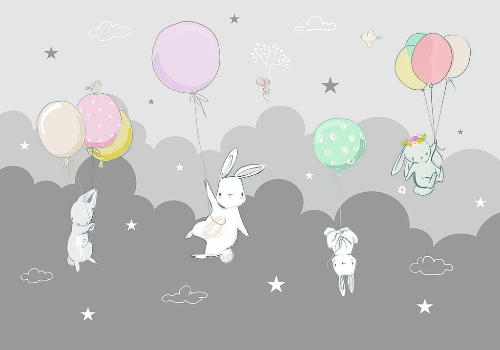 TRANH DÁN TƯỜNG PHÒNG NGỦ TRẺ EM - TRANH TRANG TRÍ - TRANH DÁN TƯỜNG 3D - KIỂU TRANH LIỀN KHỔ| MÃ T3D-13823