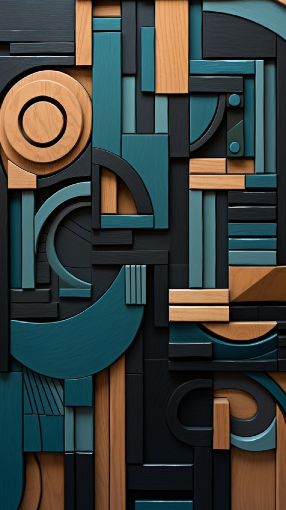 TRANH TREO HÀNH LANG LỐI ĐI - TRANH TRANG TRÍ - TRANH TREO HIỆN ĐẠI TRỪU TƯỢNG - KIỂU TRANH DỌC | MÃ T3D-13860