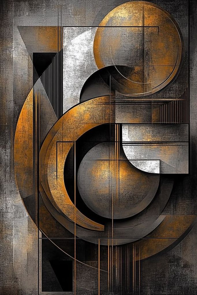 TRANH TREO HÀNH LANG LỐI ĐI - TRANH TRANG TRÍ - TRANH TREO HIỆN ĐẠI TRỪU TƯỢNG - KIỂU TRANH DỌC | MÃ T3D-13863