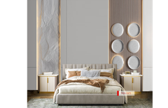 TRANH VẢI DÁN TƯỜNG PHÒNG KHÁCH - TRANH VẢI HOA 3D - TRANH TRANG TRÍ | MÃ T3D-13873