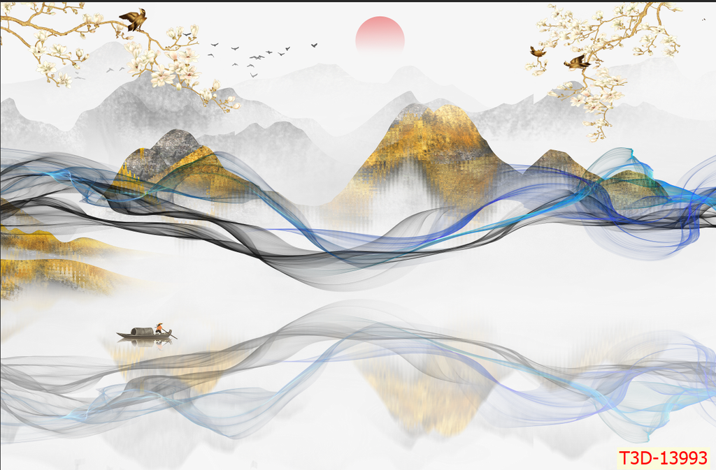 TẤM ỐP TƯỜNG PVC - VÁCH TRANG TRÍ - TẤM ỐP TRANG TRÍ PHÒNG KHÁCH, VÁCH TIVI - TẤM ỐP VÂN ĐÁ TRỪU TƯỢNG | MÃ T3D-13993