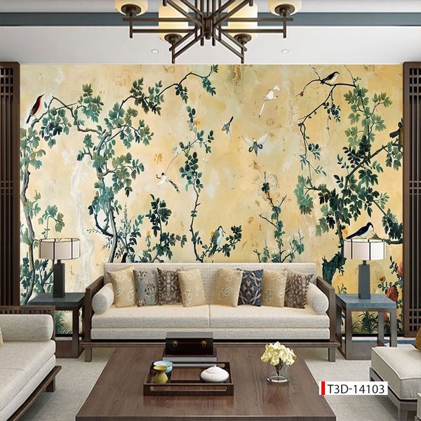 1361 - TRANH VẢI DÁN TƯỜNG PHÒNG KHÁCH - TRANH VẢI TIỂU CẢNH - TRANH TRANG TRÍ | MÃ T3D-14103
