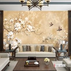 1363 - TRANH VẢI DÁN TƯỜNG PHÒNG KHÁCH - TRANH VẢI TIỂU CẢNH - TRANH TRANG TRÍ | MÃ T3D-14105
